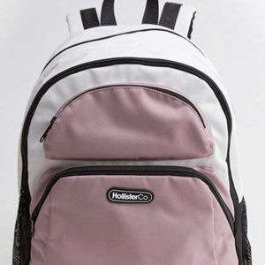 Hollister Logo Backpack (Light Pink)